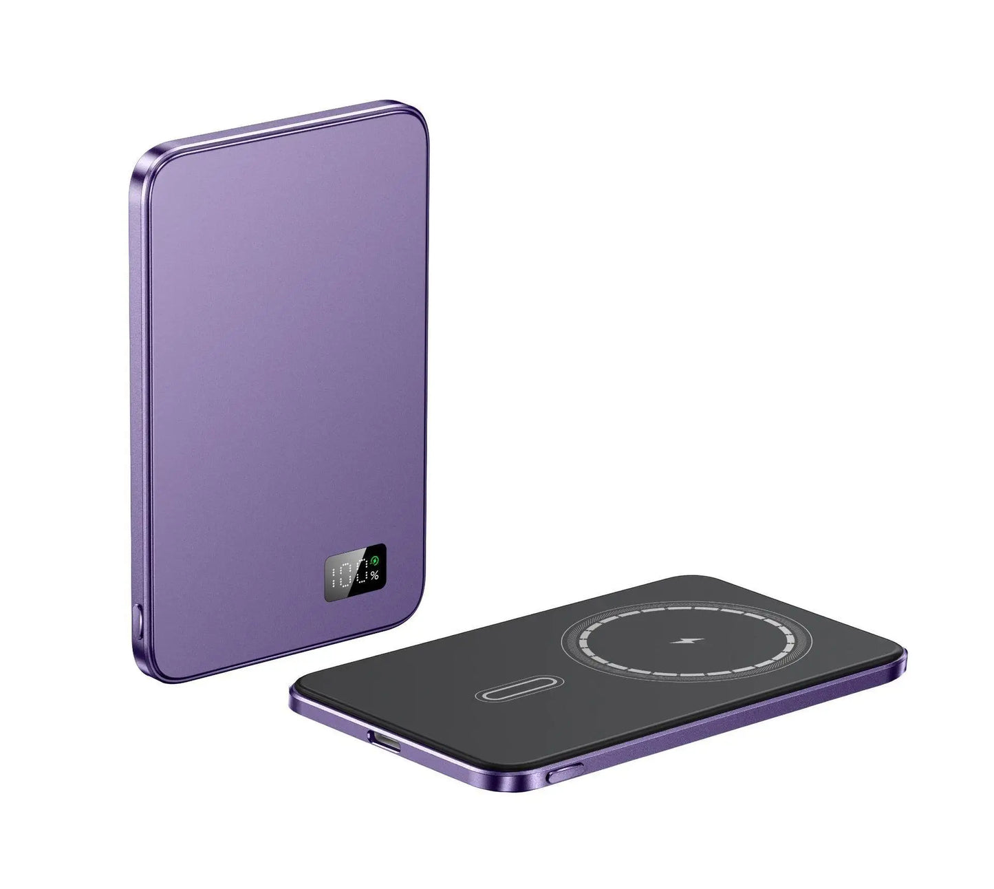 20W 10000mAh Thin Wireless Power Bank Magnetic Portable Fast Charging External Battery for Magsafe with LED Digital Display