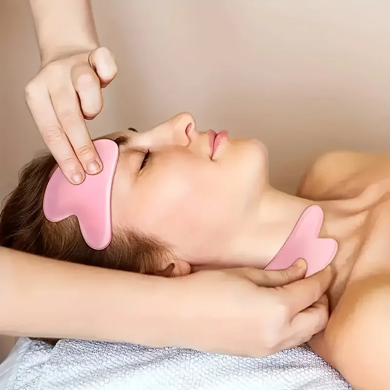 Facial Roller Set, Heart Face Massager