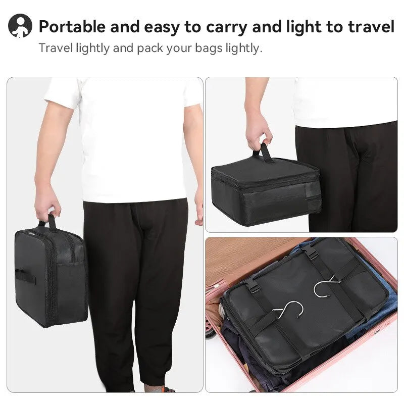1 Set  Luggage Travel Organizer Hanging Packing Cubes Hanging Shelves