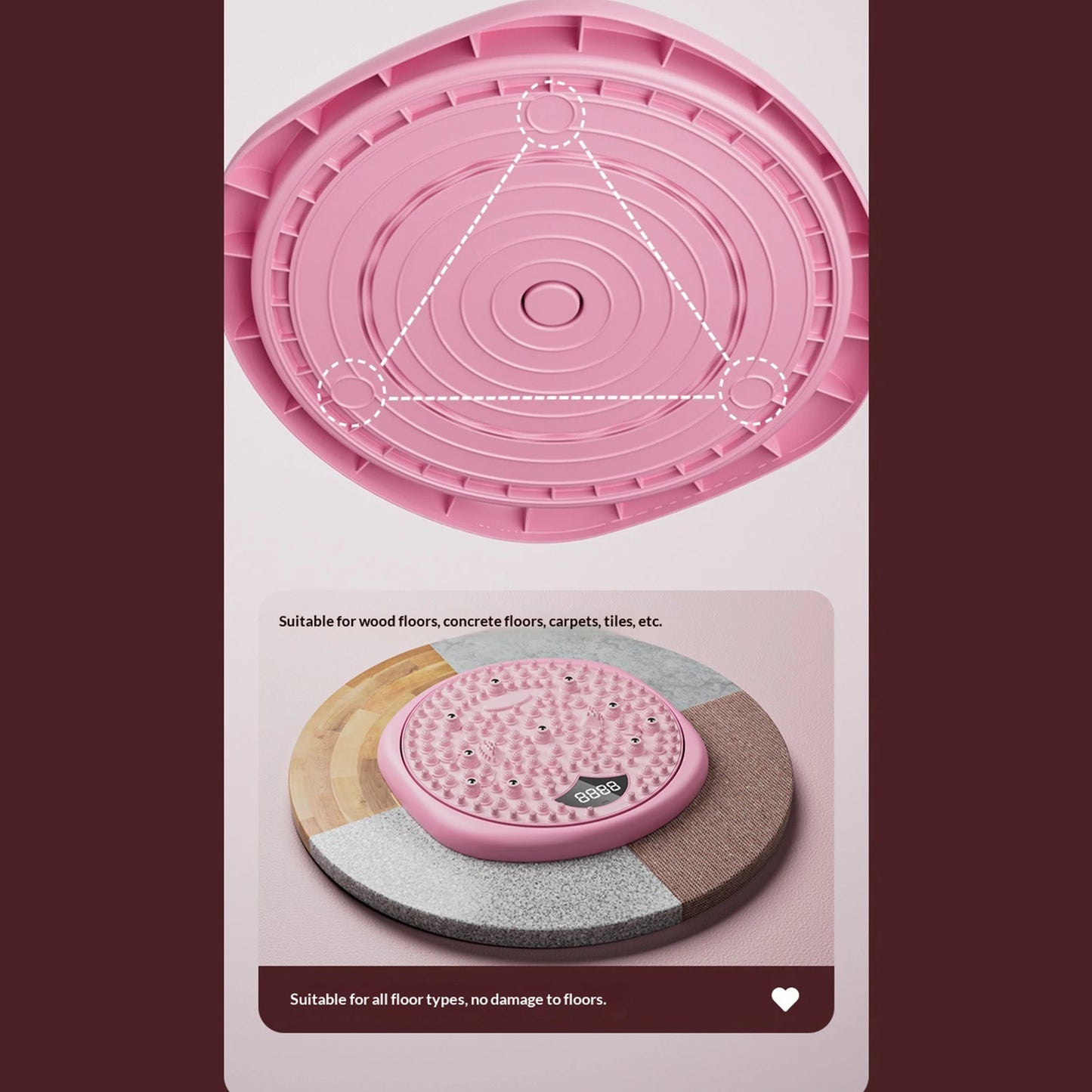Waist Twist Fitness Board