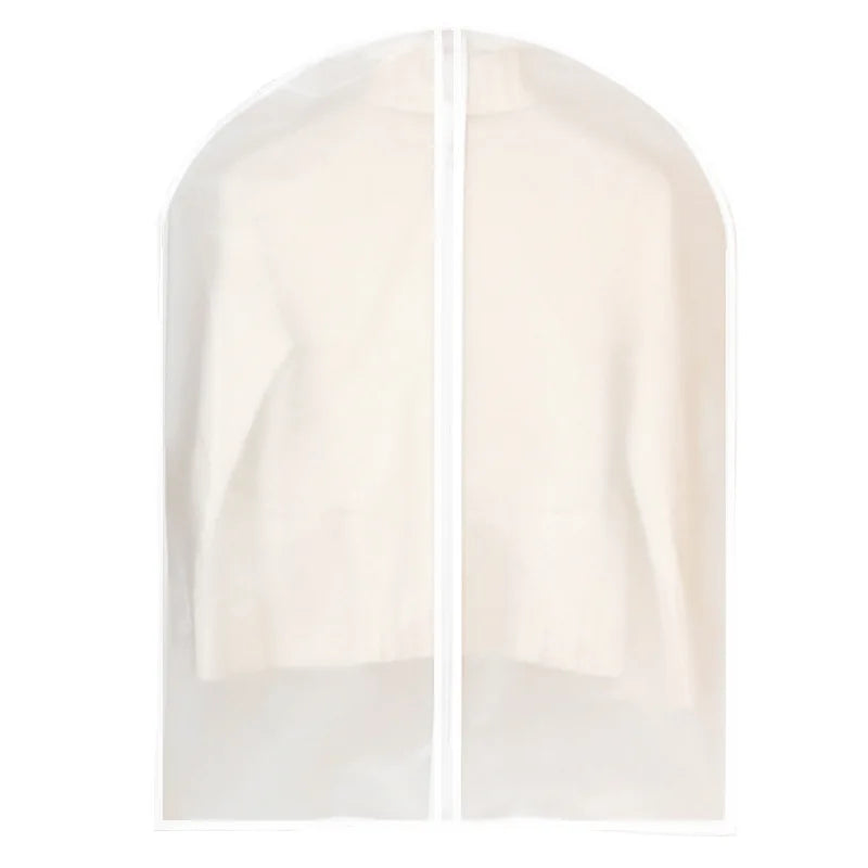 Dust Cover Clothes Hanging Bag Home Storage Pouch for Suit Coat Garment Dress Blending Material Modern Style Rectangular