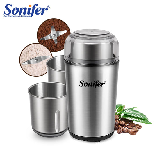 Detachable Electric Coffee Grinder Dry&Wet 2 In 1 Grass Nuts Herbs Grains Pepper Spice Flour Mill Coffee Beans