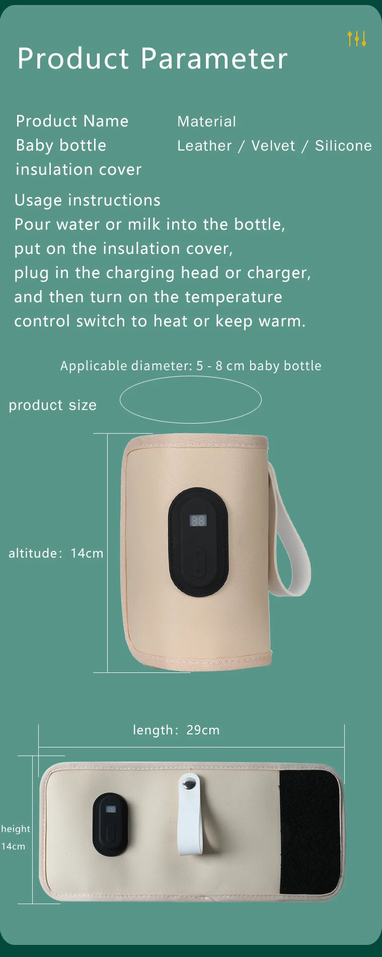 Baby Milk Warmer Baby Nursing Bottle Heater