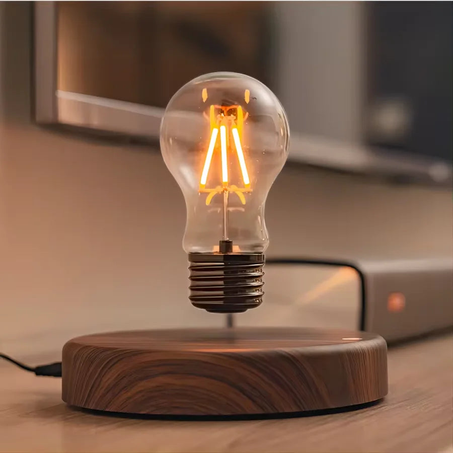 GravityGlow Floating Bulb Lamp