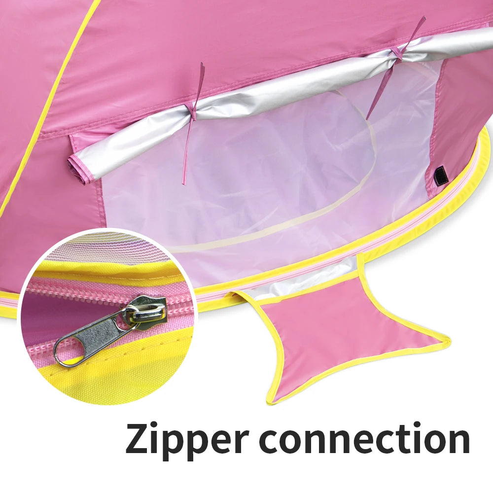 Baby Beach Tent Uv-protecting Sunshelter With A Pool