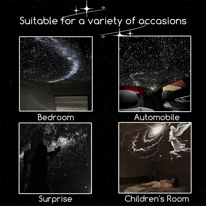 Cordless Led Wall Projector Universe Galaxy Sconce Sunset Lamp Wireless Charging Night Light For Home Bedroom Living Room Decor
