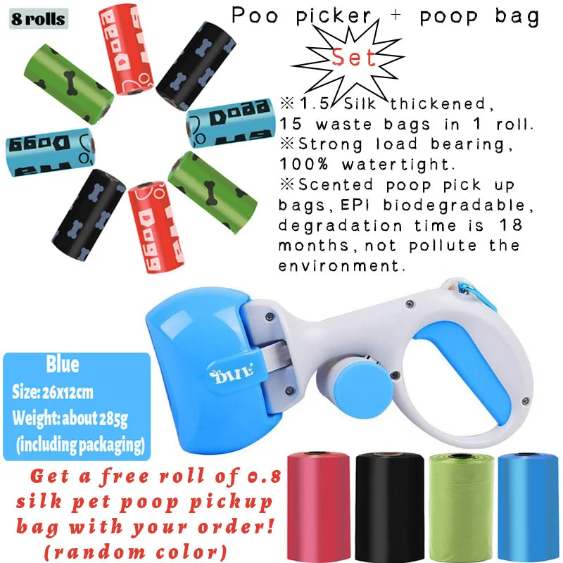 Pet Poop Picker Portable Scooper Animal Waste Sanitary