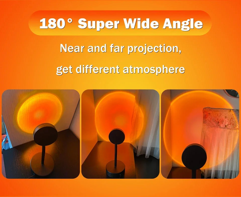 Sunset Light LED Rainbow Neon Night Lamp
