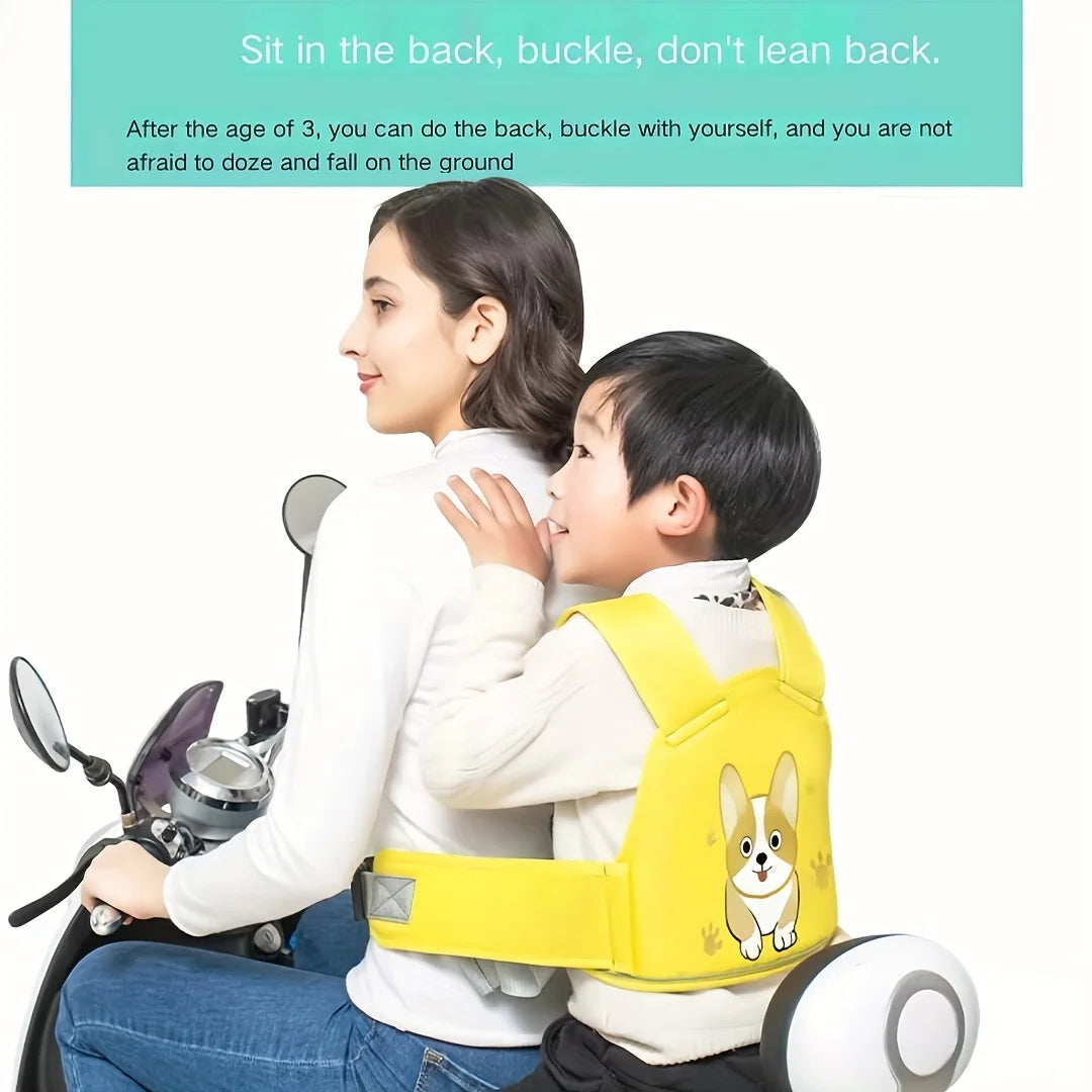 Child Cartoon Motorcycle Safety Harness