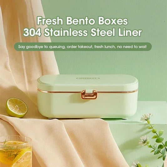 900ML Electric Lunch Box Portable Food Warmer With Heat Preservation