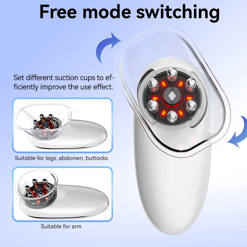 Face & Body Sculpting Massager Cellulite Body Shaping Massage Equipment ABS Hand Instrument Battery Powered for Relaxation