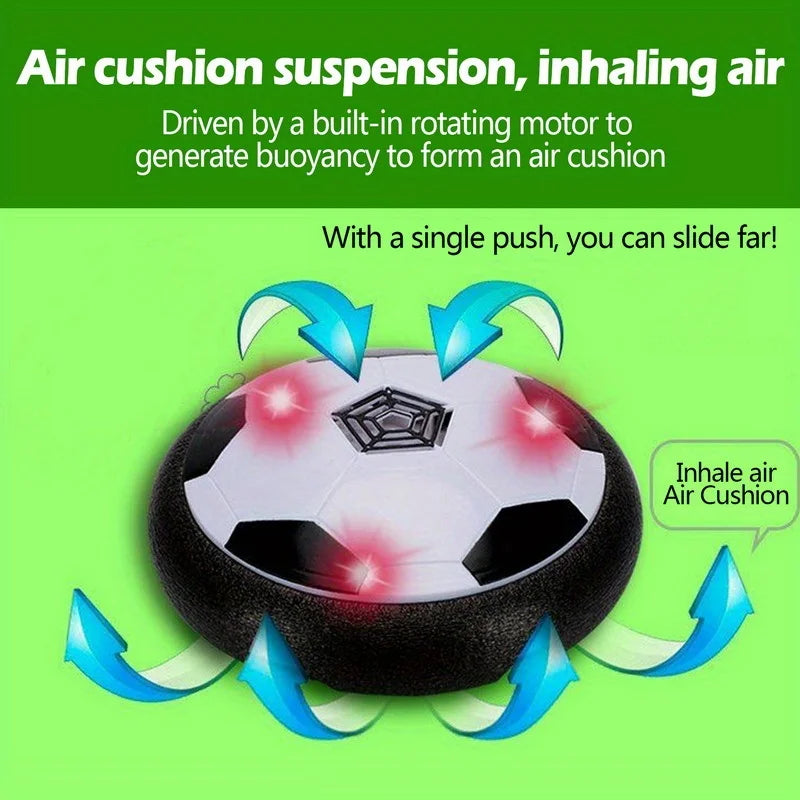 Air Cushion Levitation Football Toy for Kids 3-6 Years Boy Child Floating Foam Soccer Ball Suspending Sports Game