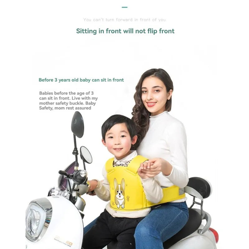 Child Cartoon Motorcycle Safety Harness