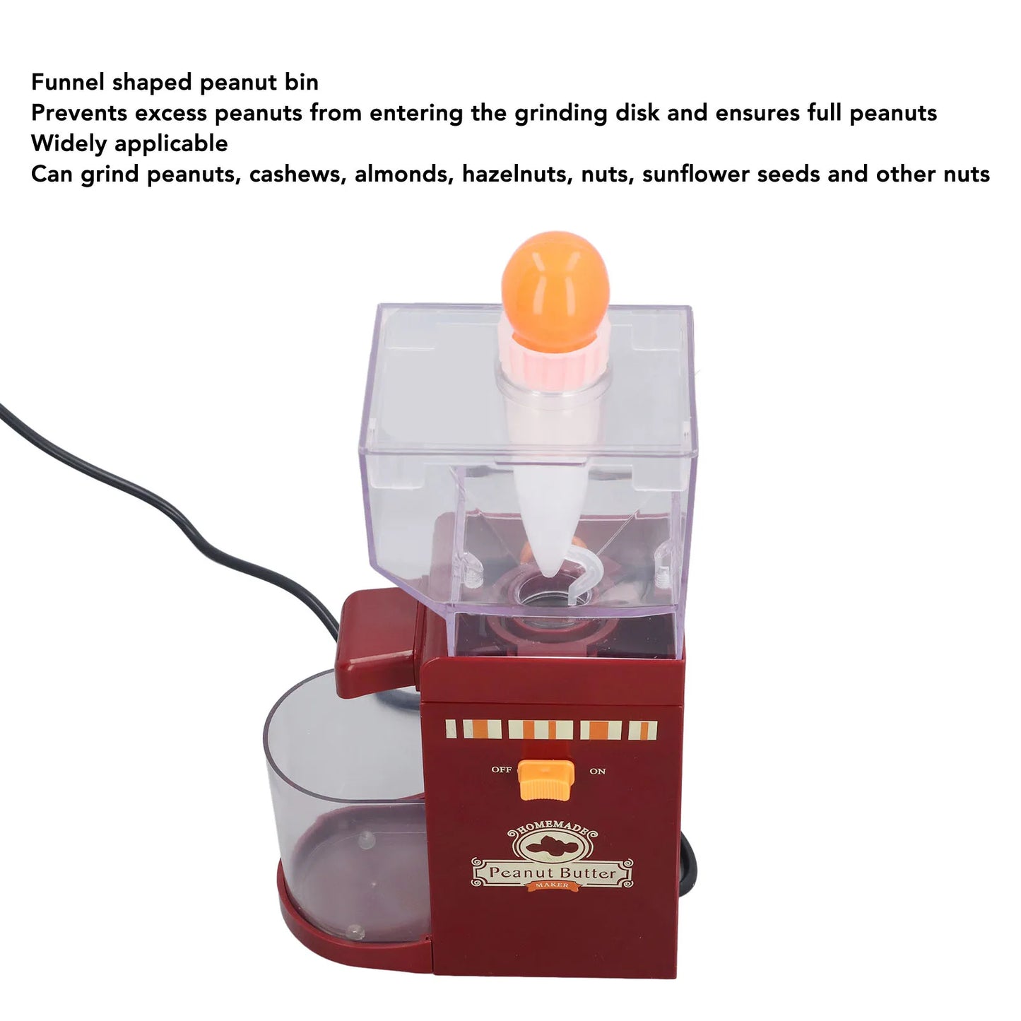 Peanut Butter Maker Home Electric Grain Grinder