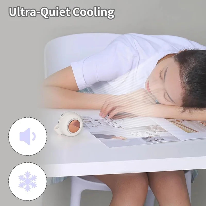 Portable Silent Bladeless Mini Fan Clip On Fan