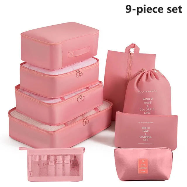 Travel Set Storage Bags Clothes Digital Toiletries Shoes Organizer bag Student Dormitories Clothing Sorting Bags Packing Cubes