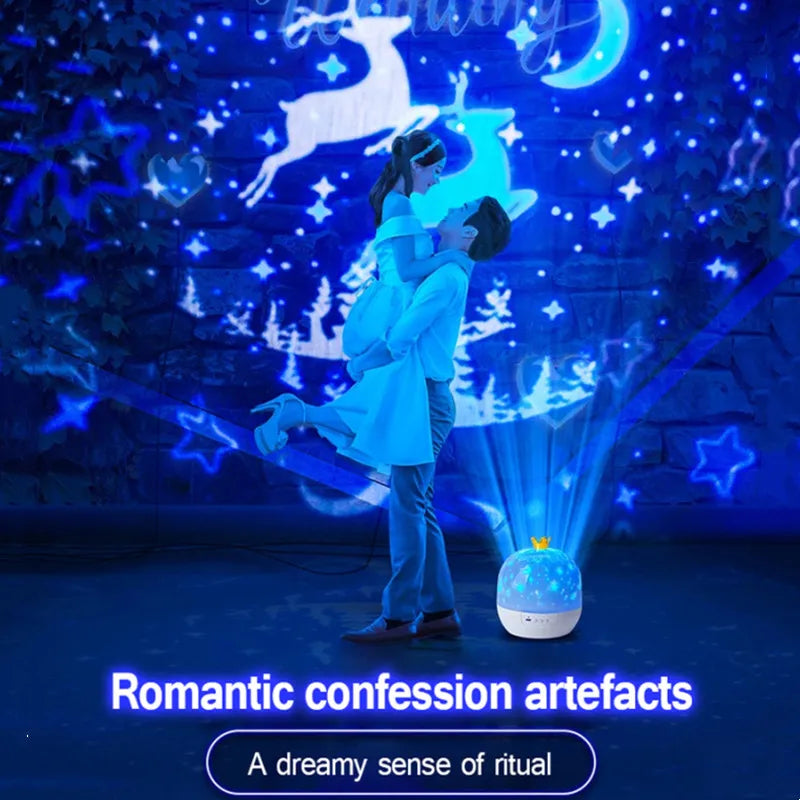 15 Sets of Films Ocean Night Light Projector, Kids Projector for Bedroom