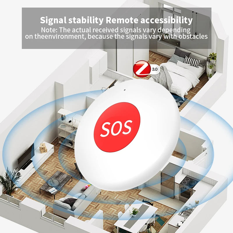 SOS Panic Call Button Share with Family App Emergency Alarm
