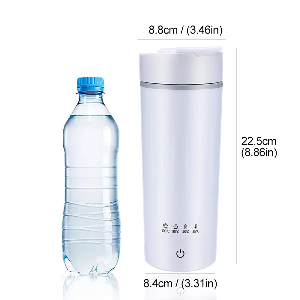 Portable Mini Electric Kettle Tea Coffee Pot Anti-Scald Water Thermal Cup