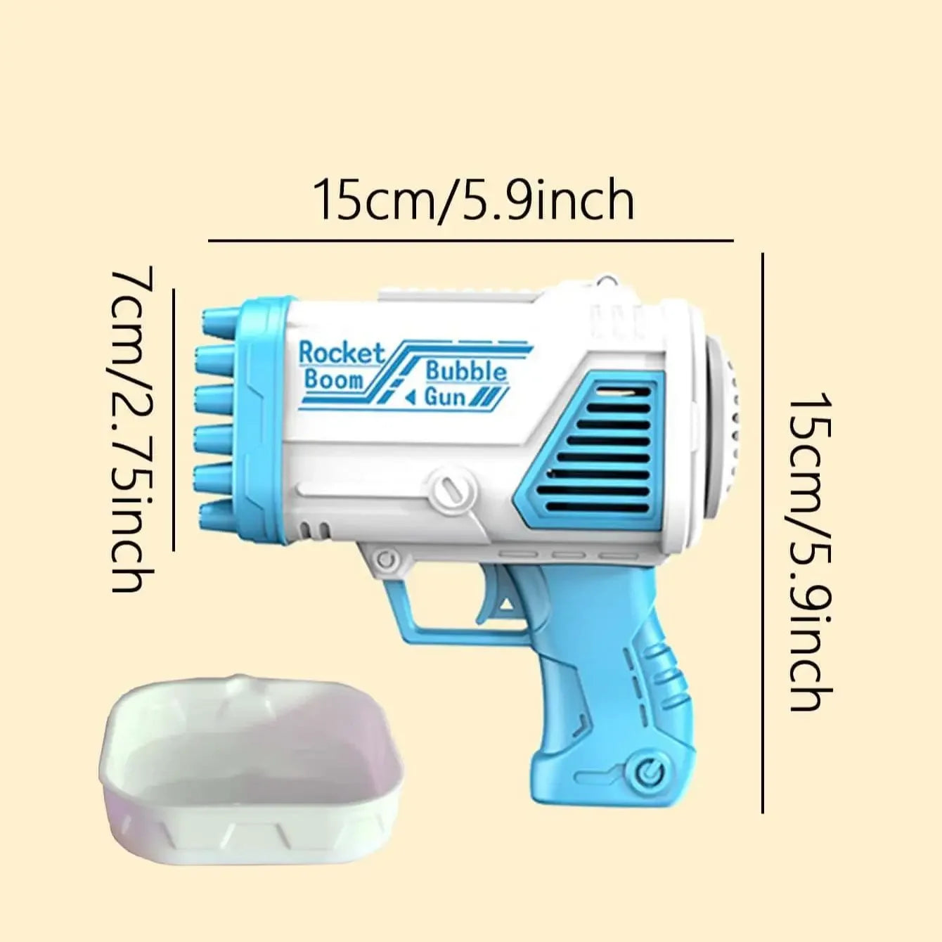 Rocket Bubble Gun For Kids