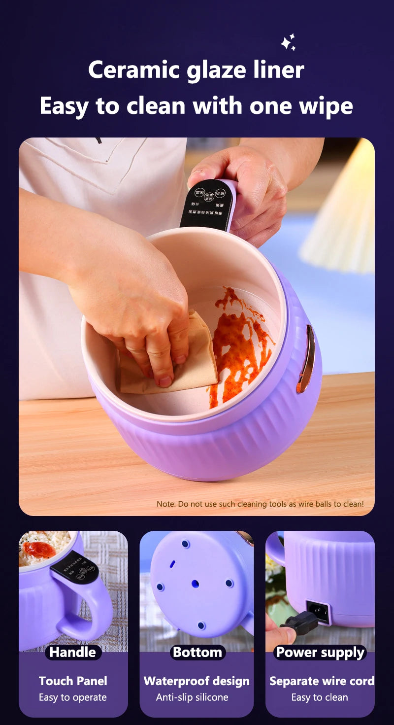 Portable Mini Hot Pot & Noodle Cooker