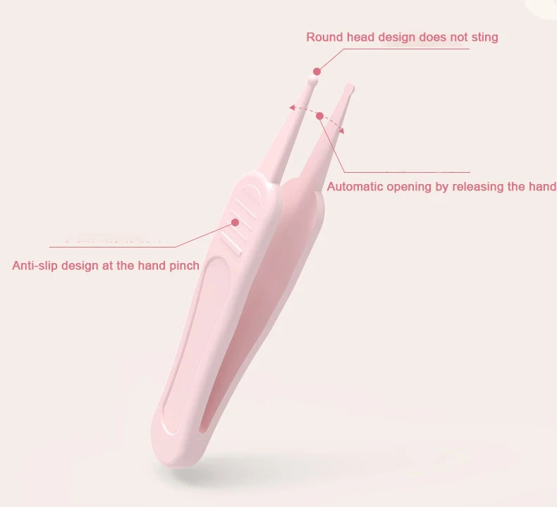 Baby Nail Scissor Baby Nail Care Tool Set Kid Safe Portable Nail Clipper Trimmer File Tweezer With Box Children Manicure Kit