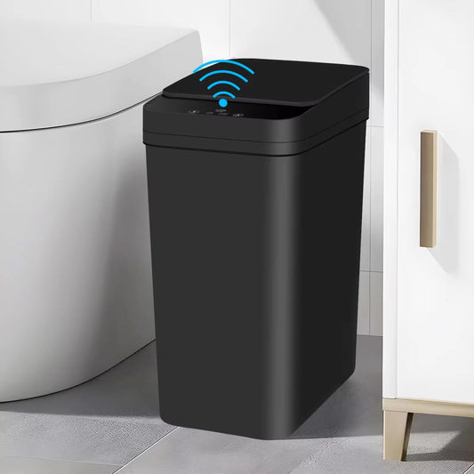 Bathroom Touchless Trash,12L Motion Sensor