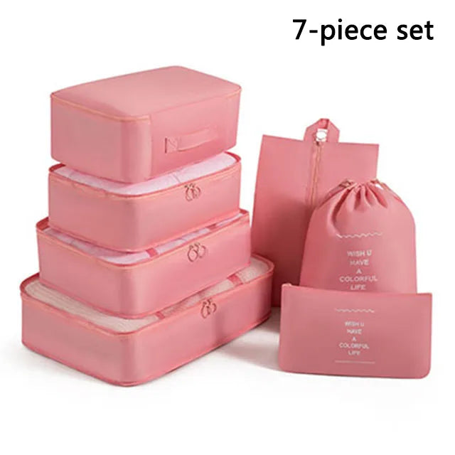 Travel Set Storage Bags Clothes Digital Toiletries Shoes Organizer bag Student Dormitories Clothing Sorting Bags Packing Cubes