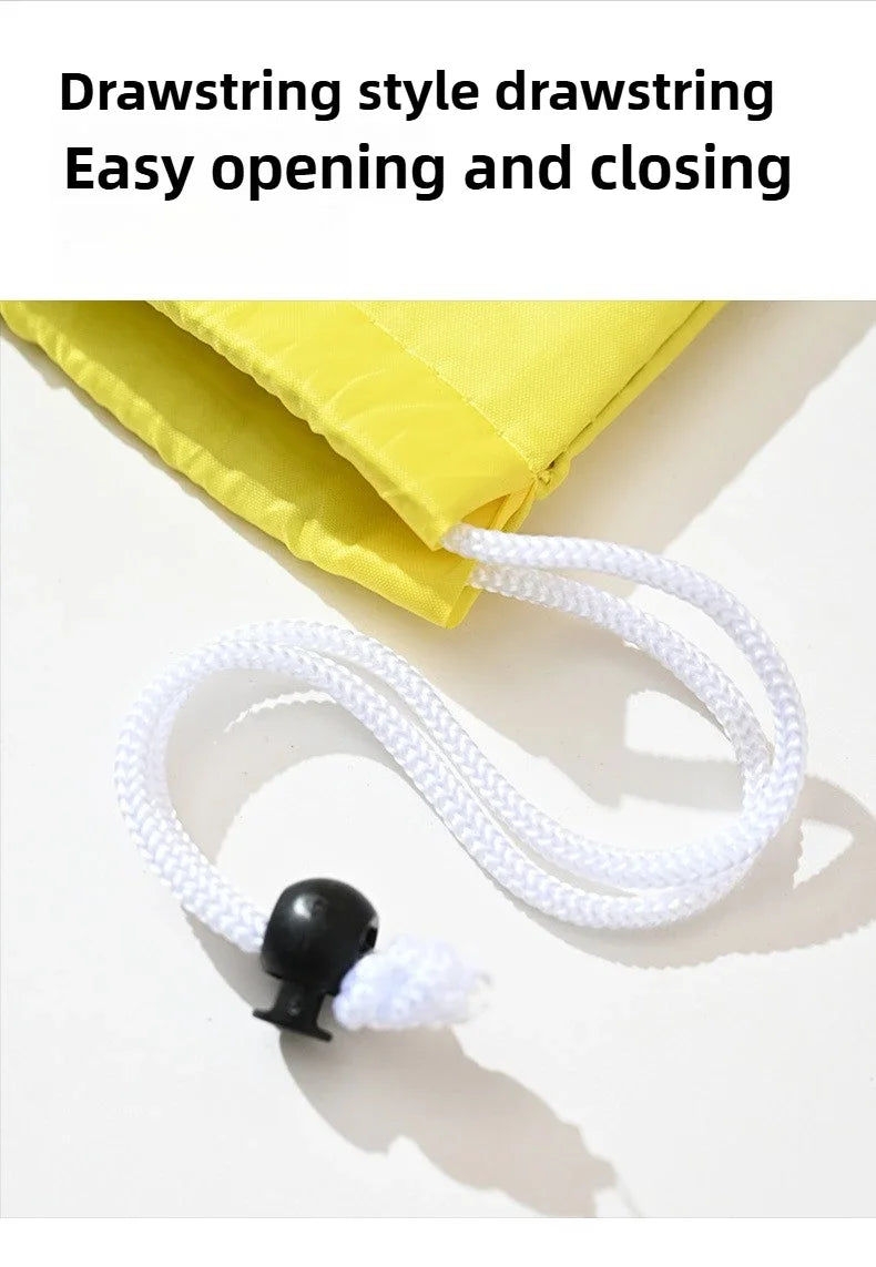 Insulated Fresh-Keeper Bag Reusable Drawstring Closure Storage Organizer for Bananas Lettuce & Vegetables Plant Fiber