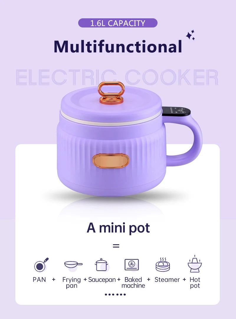 Portable Mini Hot Pot & Noodle Cooker