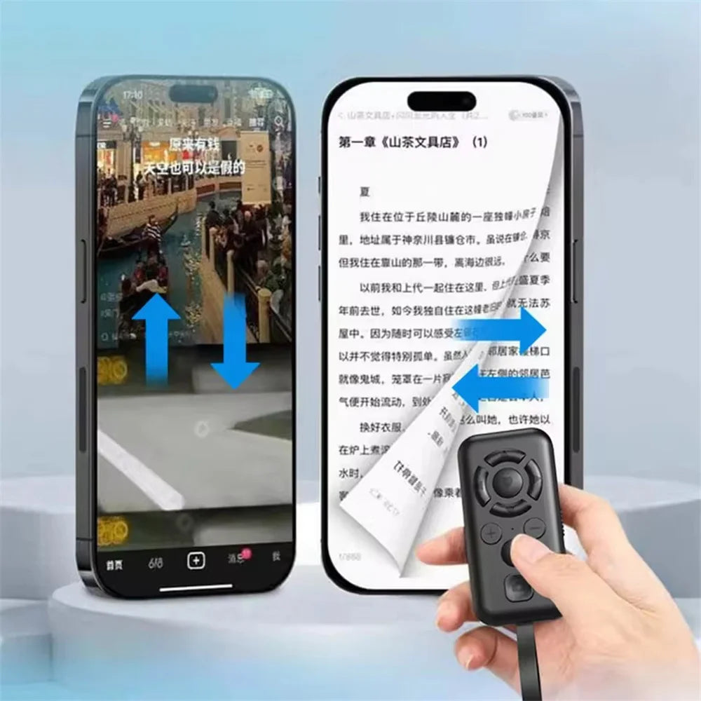 For Tik Tok Wireless Bluetooth Mobile Selfie Lazy Music Video Remote Control Mobile Phone Bluetooth Controller For All iPhone