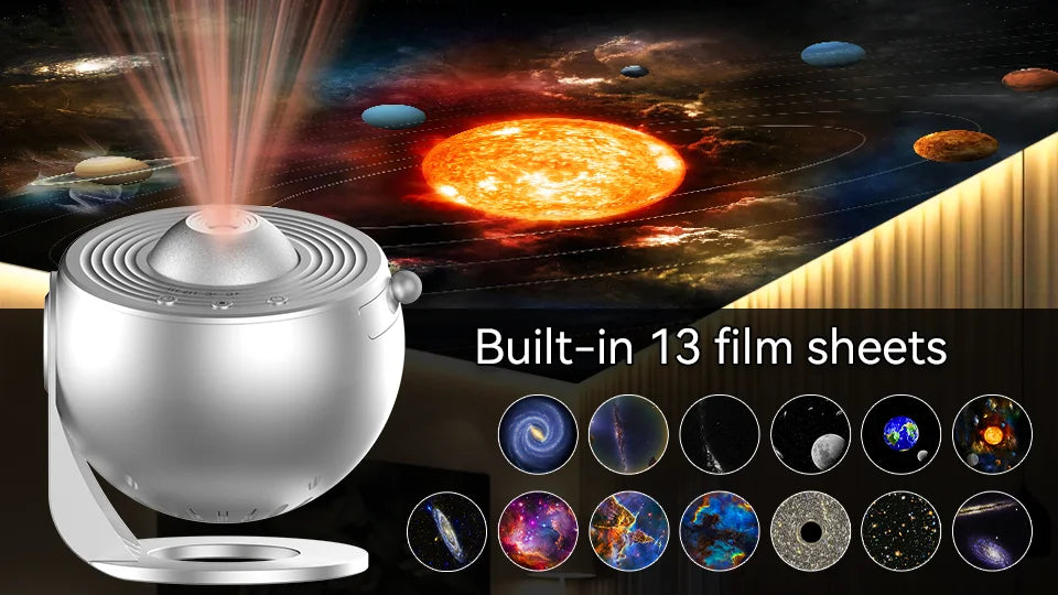 Night Light Galaxy Projector Starry Sky Projector 360° Rotate Planetarium Lamp For Kids Bedroom
