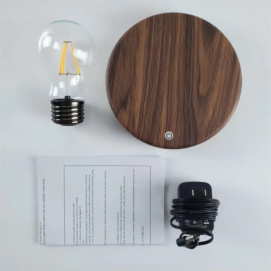 GravityGlow Floating Bulb Lamp