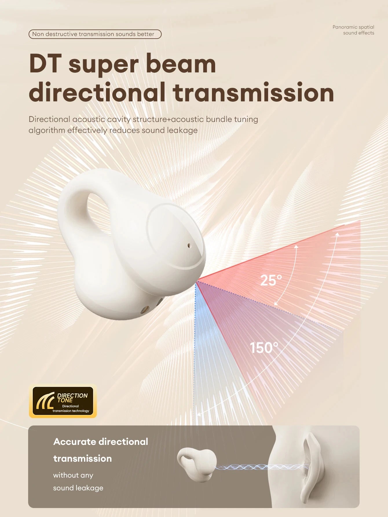 Original Lenovo LP25 Wireless Bluetooth V5.4 Earphones ENC Noise Reduction For HD Calls Headphones Deep Bass Sound Music Earbuds