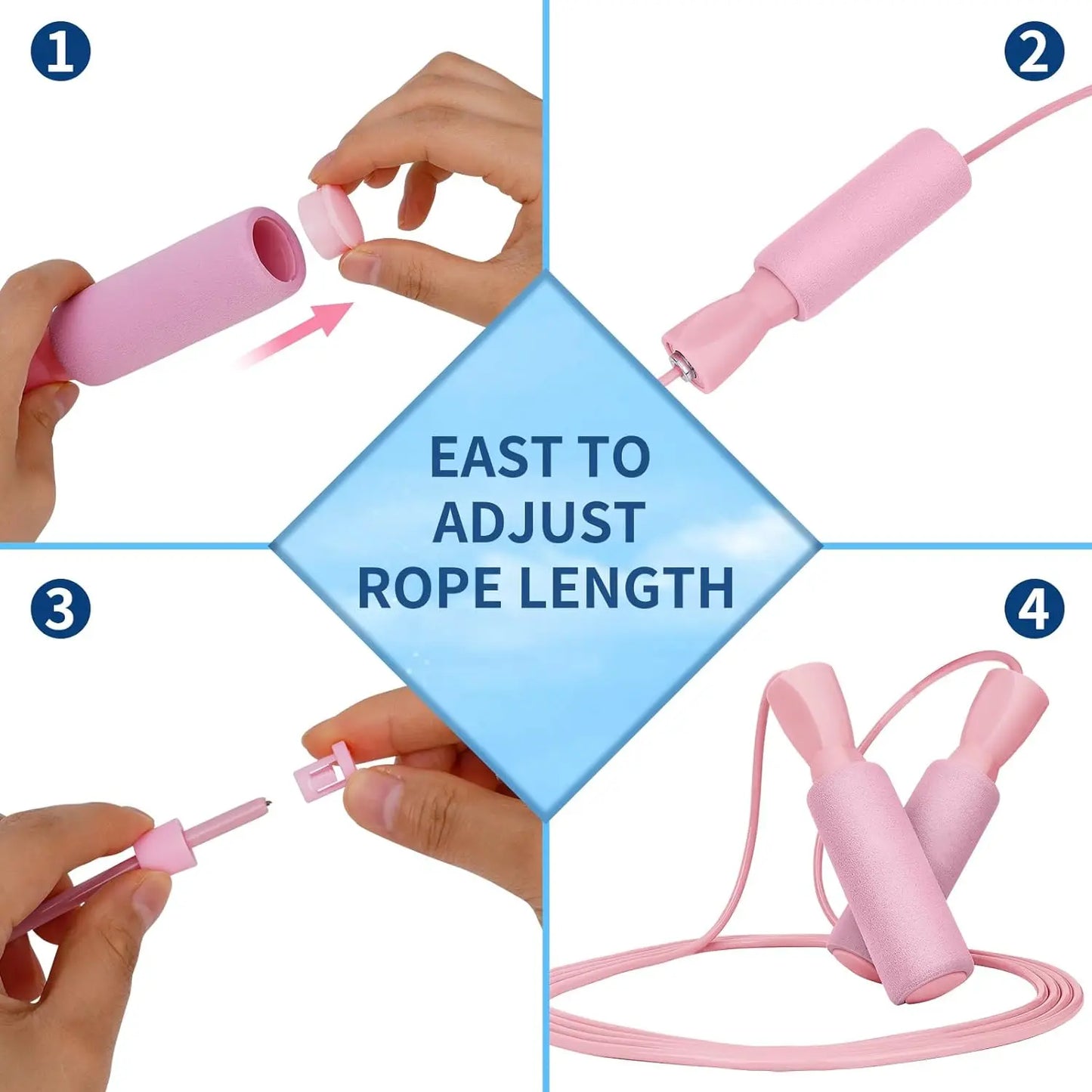 1pc Heavy Cordless Skipping Rope
