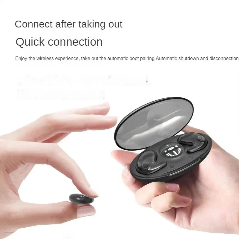 Sleep Invisible Stereo Headset IPX5 Waterproof Wireless Bluetooth Earphone Earbuds