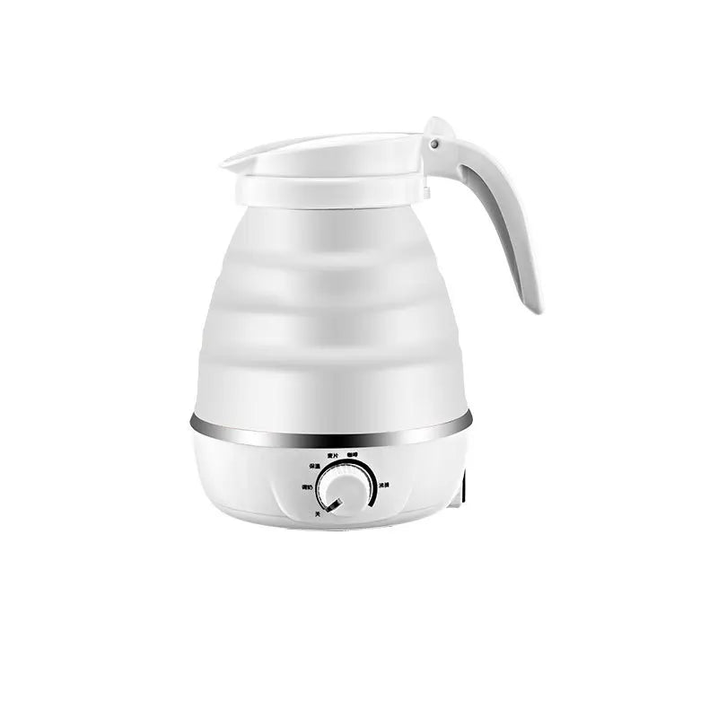 Mini Portable Fold Electric Kettle Thermostat Silicone Stainless Steel