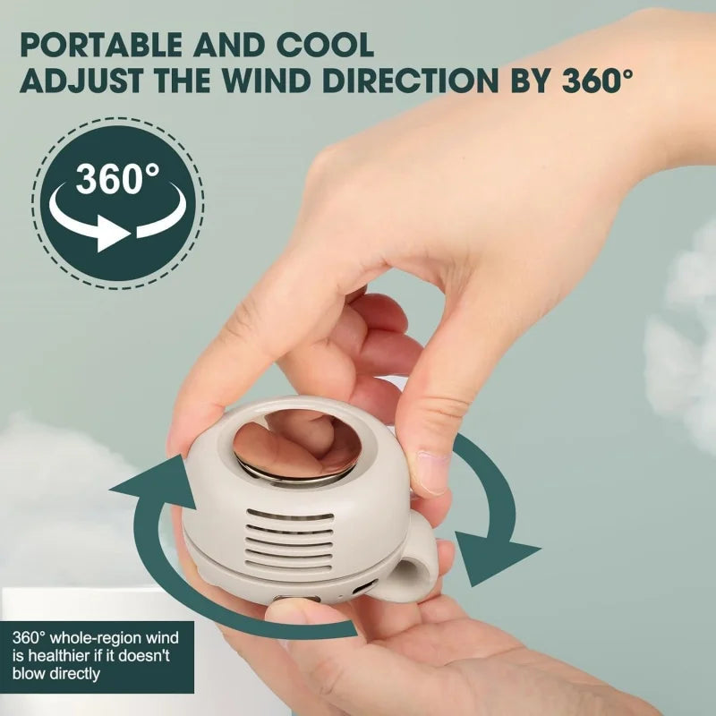 Portable Silent Bladeless Mini Fan Clip On Fan