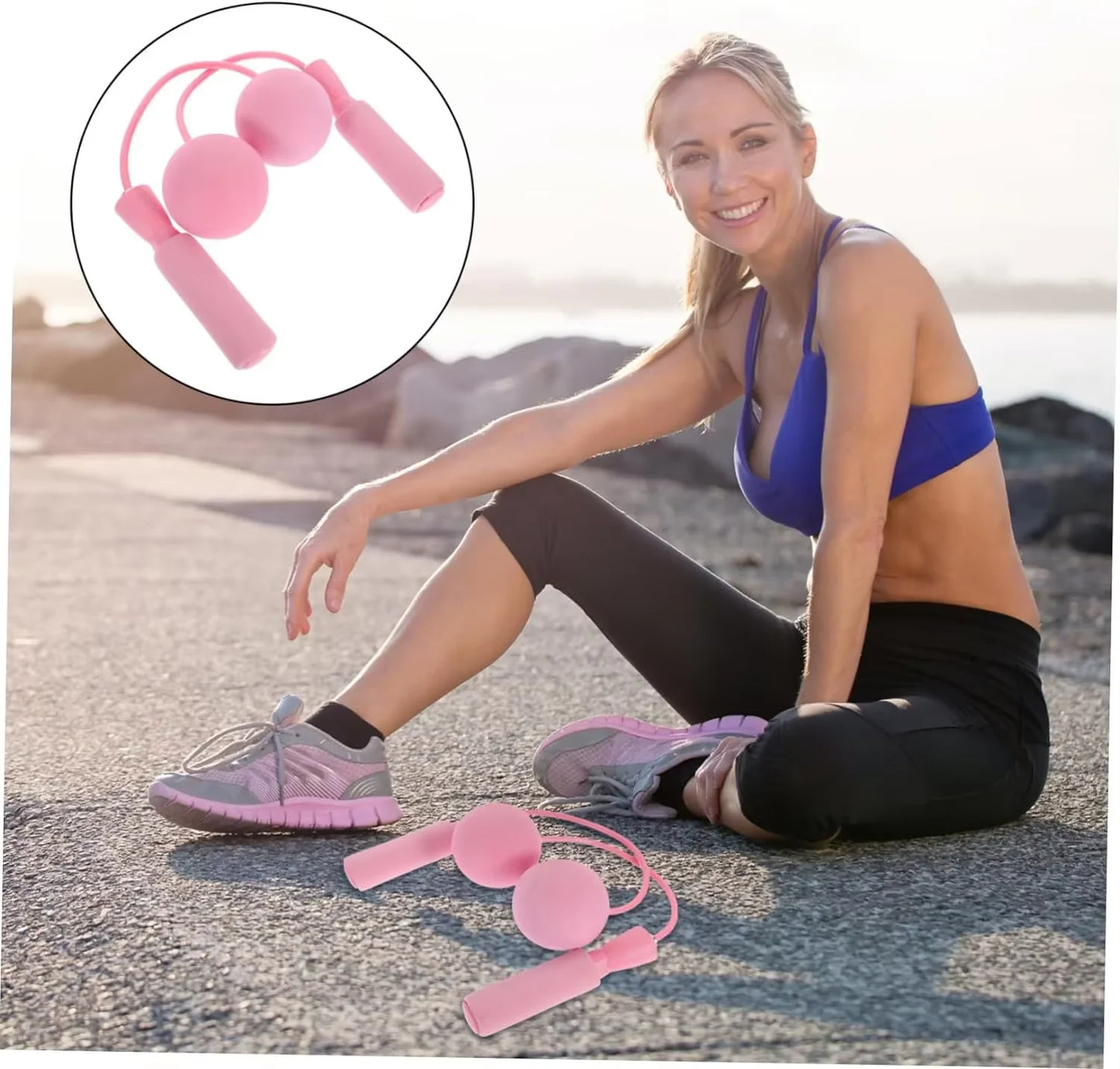 1pc Heavy Cordless Skipping Rope