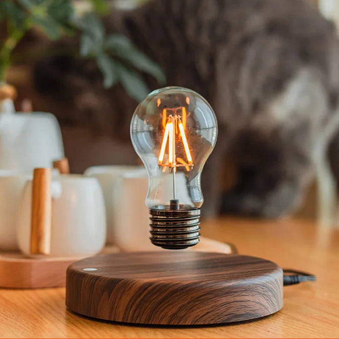 GravityGlow Floating Bulb Lamp