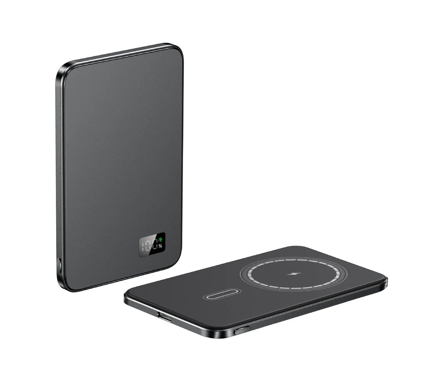 20W 10000mAh Thin Wireless Power Bank Magnetic Portable Fast Charging External Battery for Magsafe with LED Digital Display
