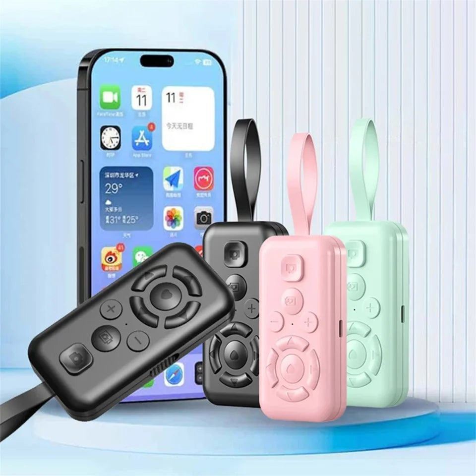 For Tik Tok Wireless Bluetooth Mobile Selfie Lazy Music Video Remote Control Mobile Phone Bluetooth Controller For All iPhone