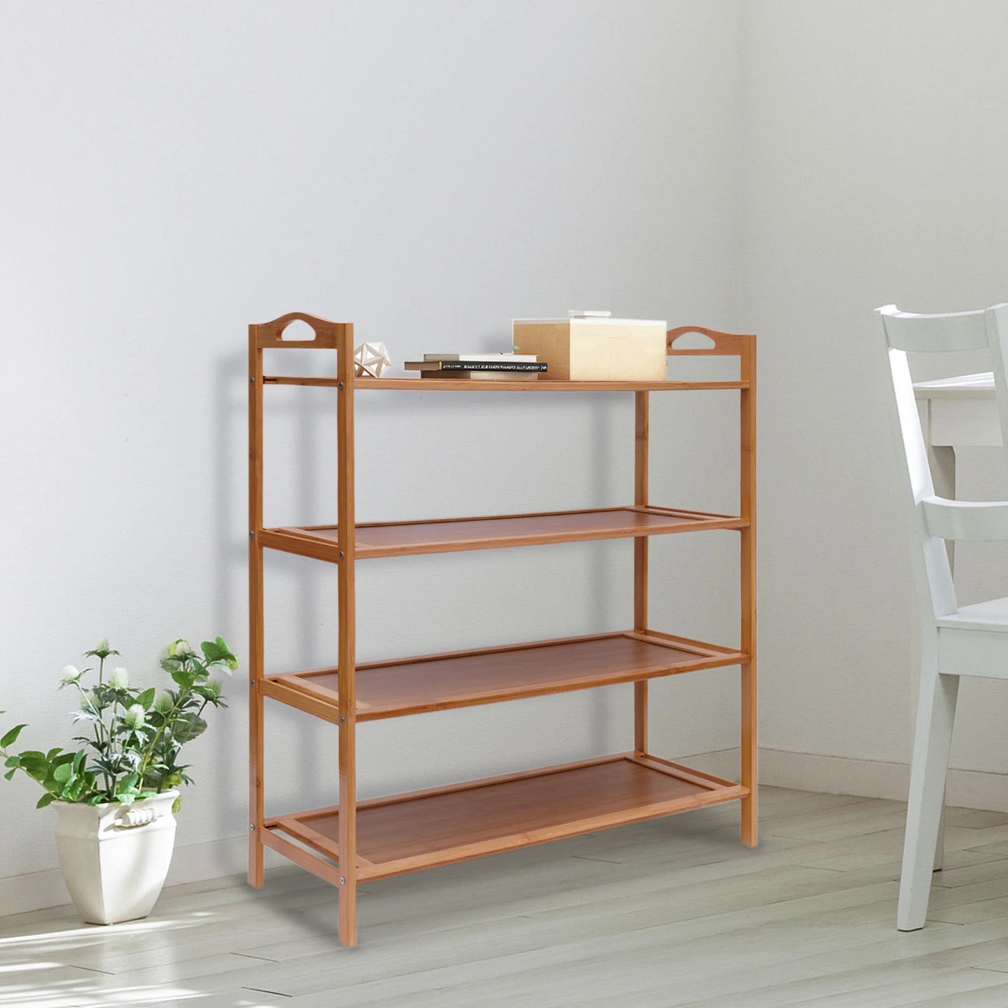 Bamboo Shoe Storage Rack