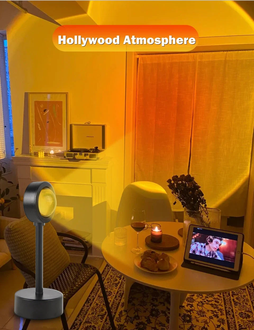 Sunset Light LED Rainbow Neon Night Lamp