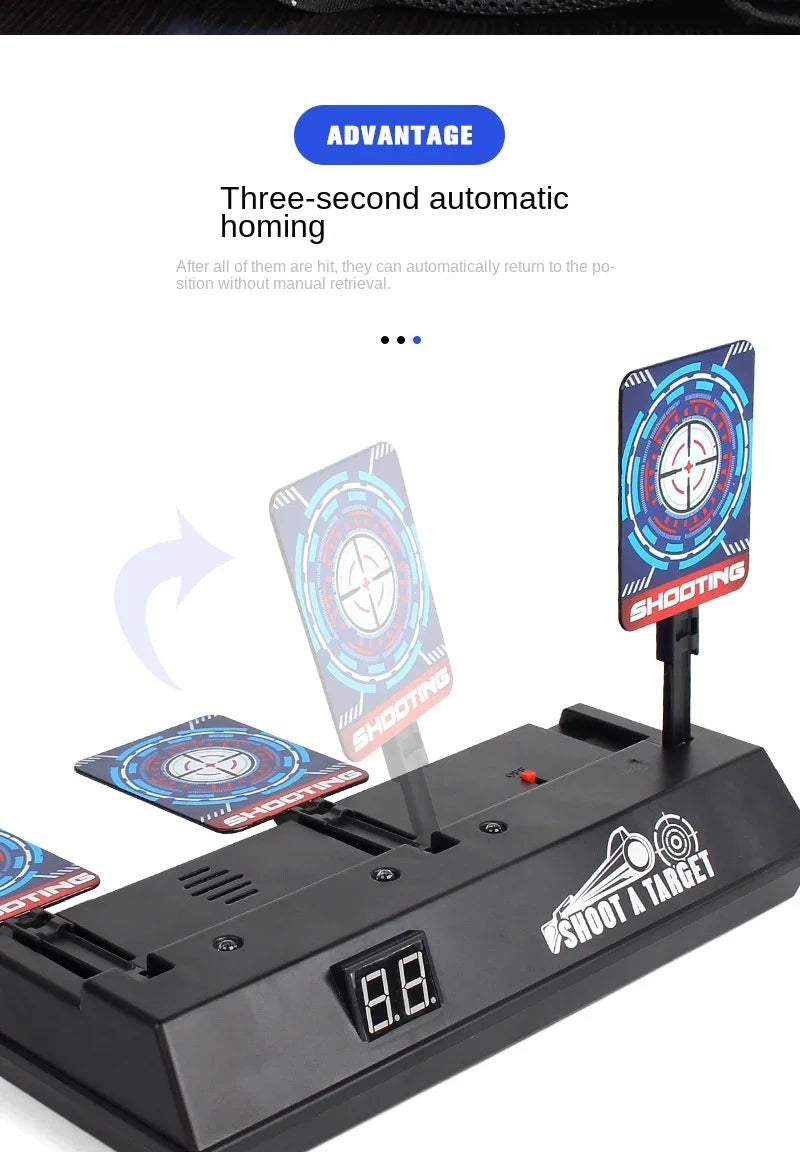 Auto Reset Electric Shooting Target Nerf Guns