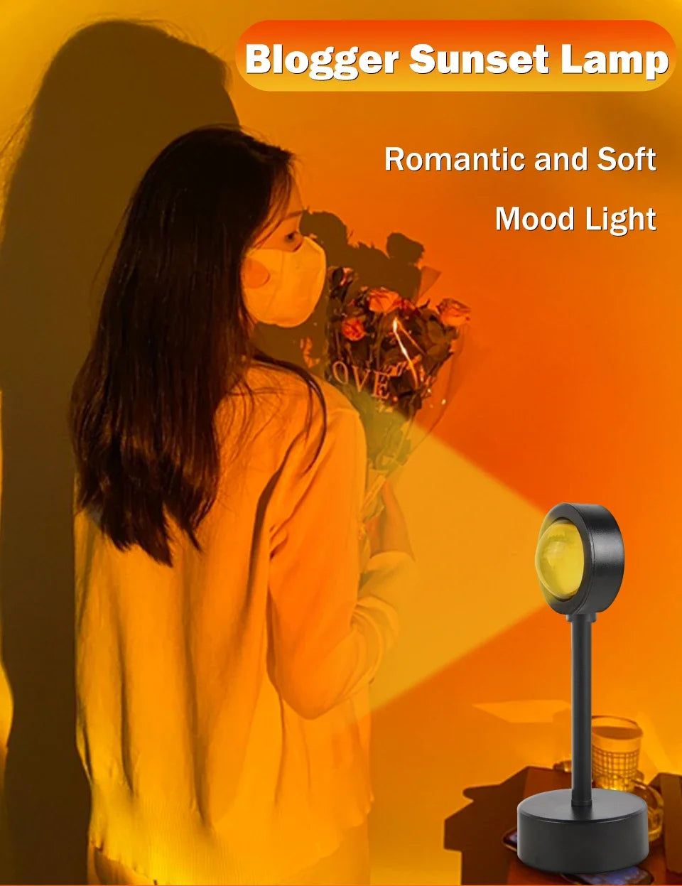Sunset Light LED Rainbow Neon Night Lamp