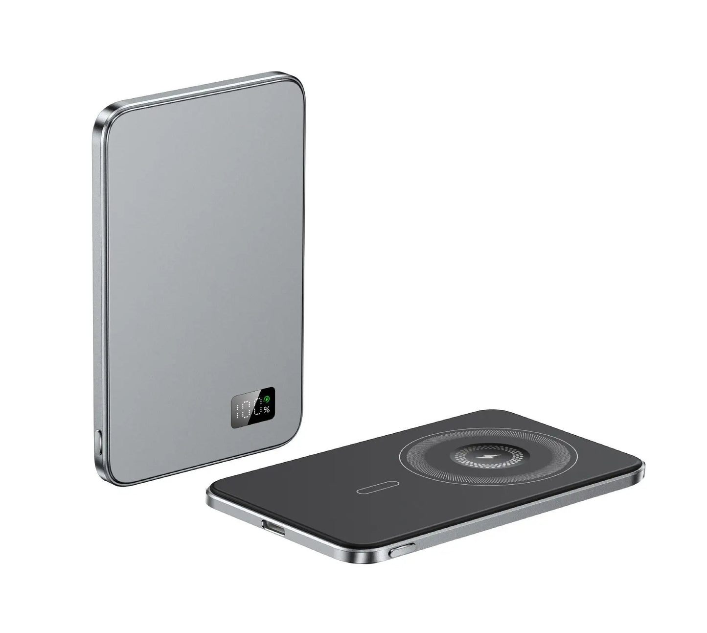 20W 10000mAh Thin Wireless Power Bank Magnetic Portable Fast Charging External Battery for Magsafe with LED Digital Display