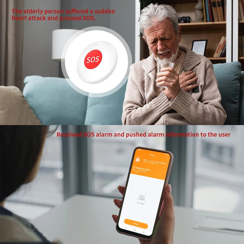 SOS Panic Call Button Share with Family App Emergency Alarm