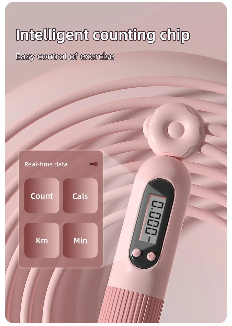 Smart Digital Jump Rope with Counter