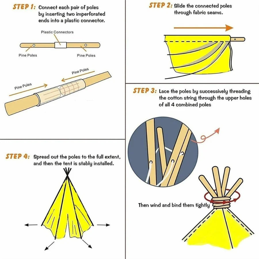 Cozy Kids Canopy Tent